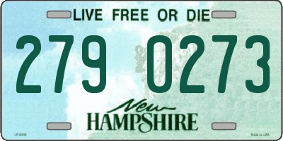 NH license plate 2790273