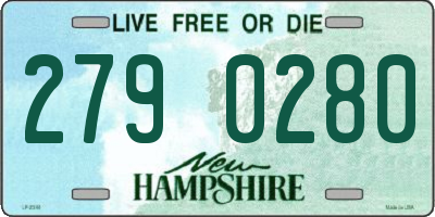 NH license plate 2790280