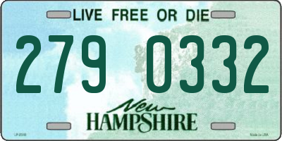 NH license plate 2790332