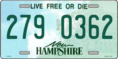 NH license plate 2790362