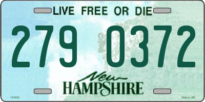 NH license plate 2790372
