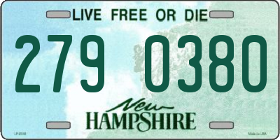 NH license plate 2790380