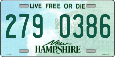 NH license plate 2790386