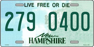 NH license plate 2790400