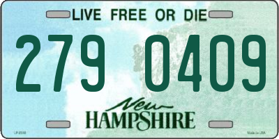 NH license plate 2790409