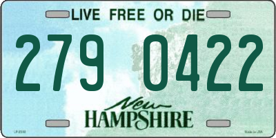 NH license plate 2790422