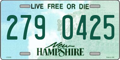 NH license plate 2790425