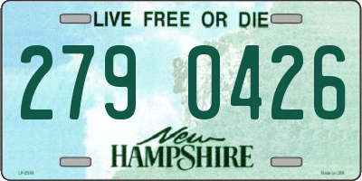 NH license plate 2790426