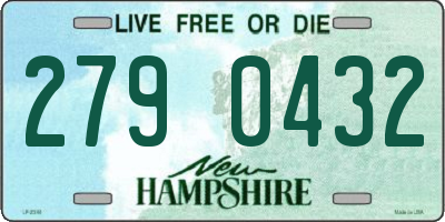 NH license plate 2790432