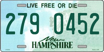 NH license plate 2790452