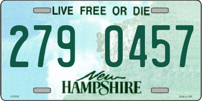 NH license plate 2790457