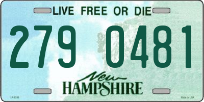 NH license plate 2790481