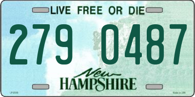 NH license plate 2790487