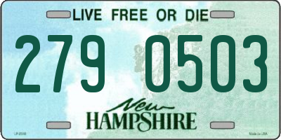NH license plate 2790503