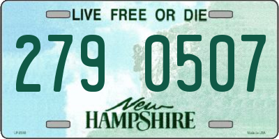 NH license plate 2790507