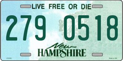 NH license plate 2790518