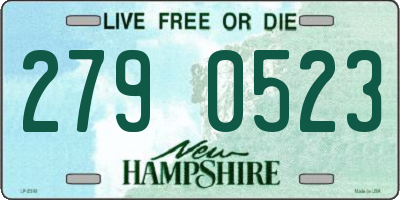 NH license plate 2790523