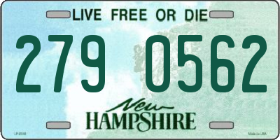 NH license plate 2790562