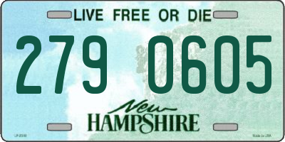 NH license plate 2790605