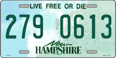 NH license plate 2790613