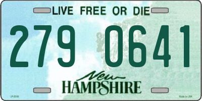 NH license plate 2790641