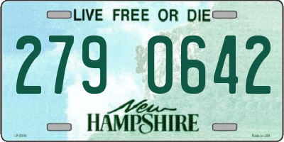 NH license plate 2790642