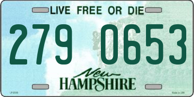 NH license plate 2790653