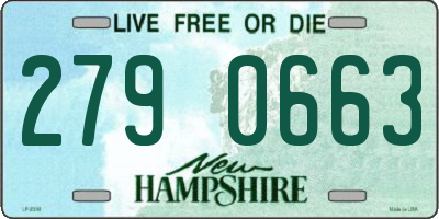 NH license plate 2790663