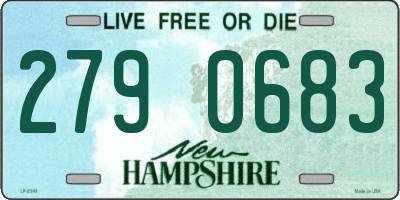 NH license plate 2790683