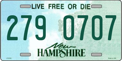 NH license plate 2790707