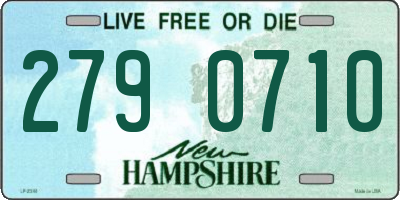 NH license plate 2790710