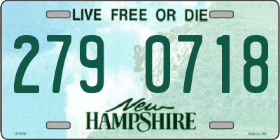 NH license plate 2790718