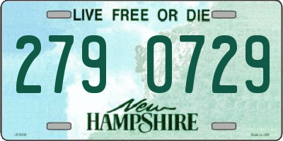NH license plate 2790729