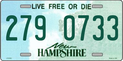 NH license plate 2790733