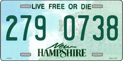 NH license plate 2790738