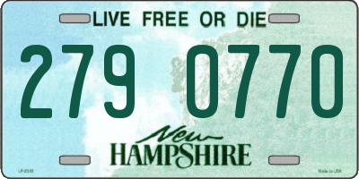NH license plate 2790770