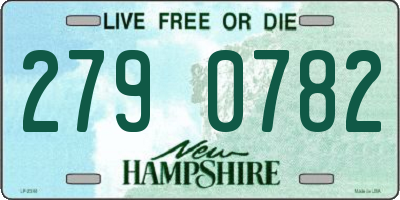 NH license plate 2790782