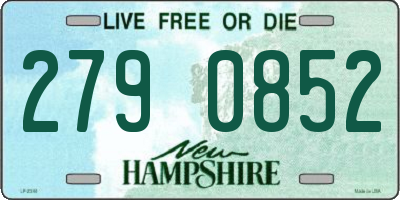 NH license plate 2790852