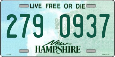 NH license plate 2790937