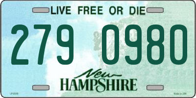 NH license plate 2790980