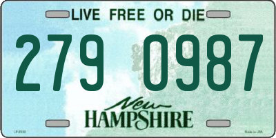 NH license plate 2790987