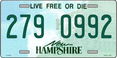 NH license plate 2790992