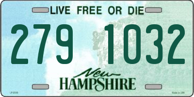 NH license plate 2791032