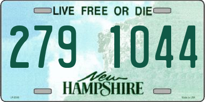 NH license plate 2791044