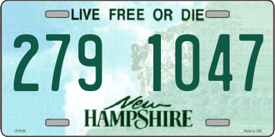 NH license plate 2791047