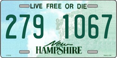 NH license plate 2791067