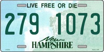 NH license plate 2791073