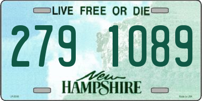 NH license plate 2791089