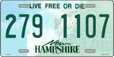 NH license plate 2791107