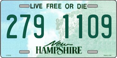 NH license plate 2791109